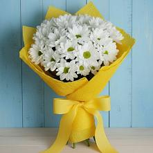 Букет цветов из:  Хризантемы #REPLACE_PRED# Красный Луч