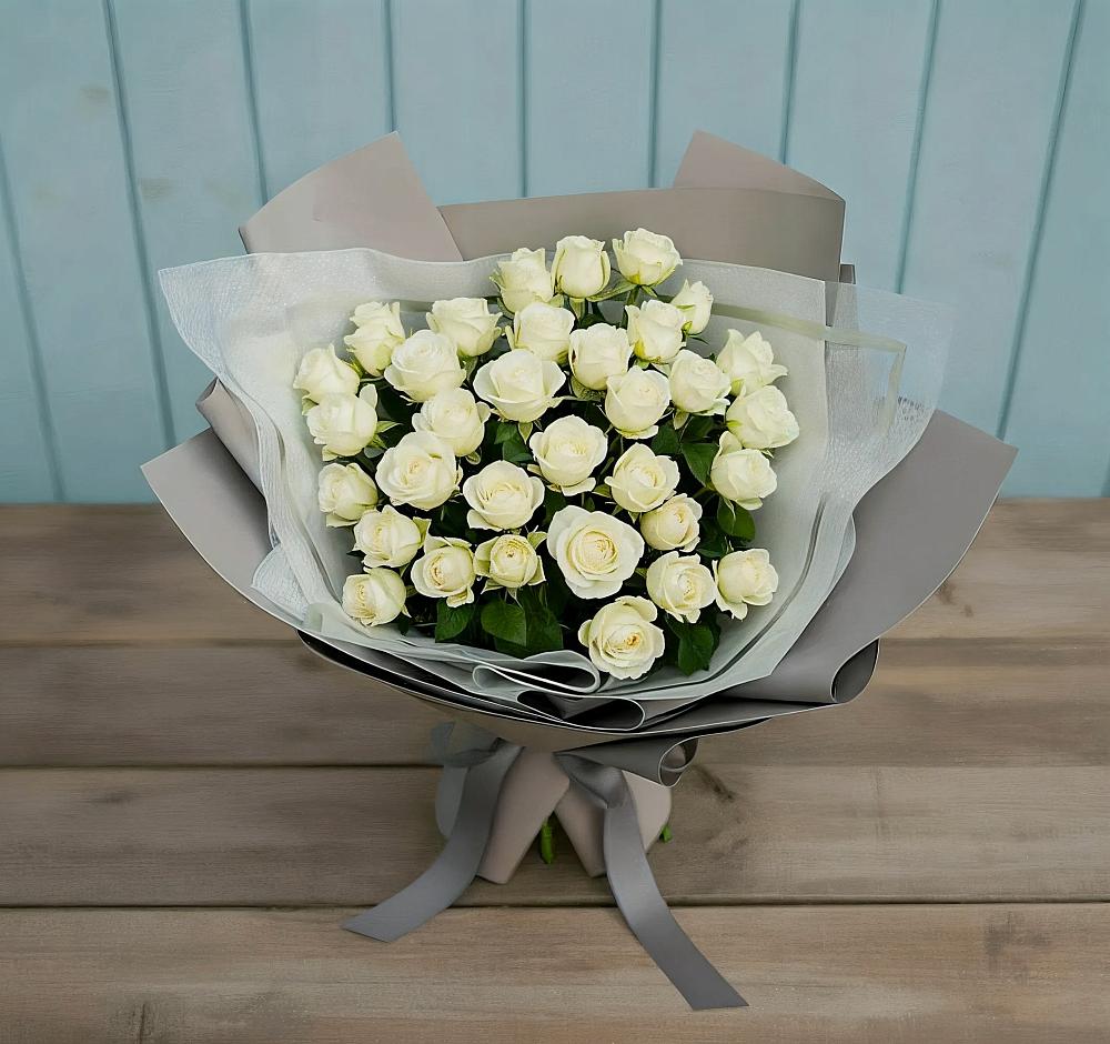 Букет Белоснежная нежность в Красный Луч