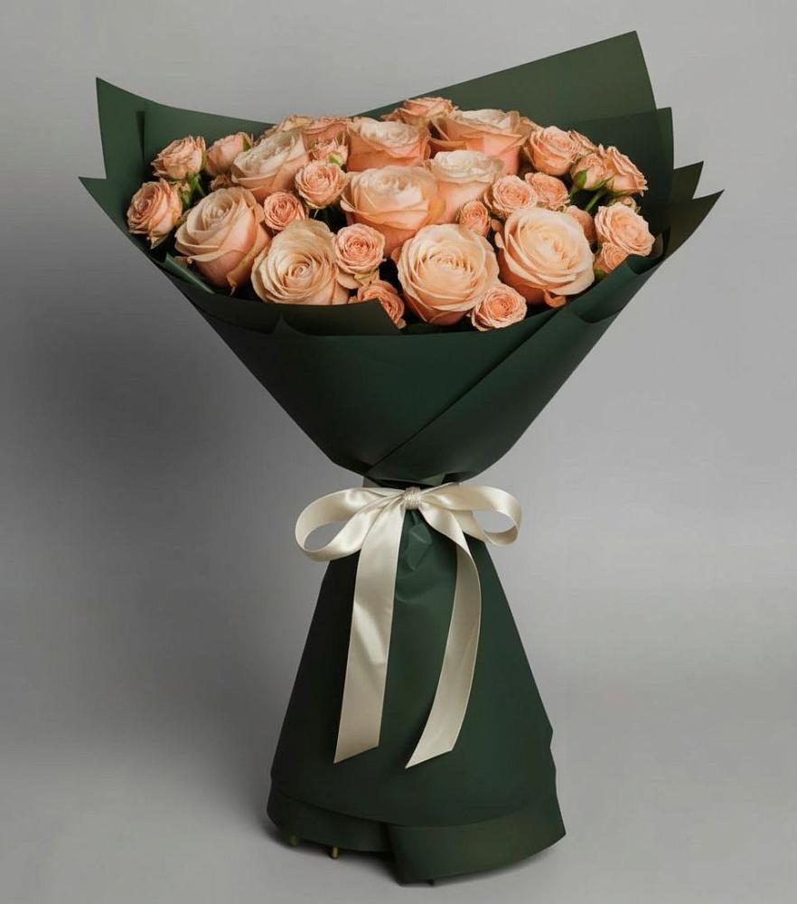 Букет Элегантный в Красный Луч