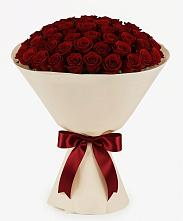 Букет 101 Бордовая роза Блэк Бакарра #REPLACE_PRED# Красный Луч