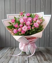 Букет Розовый кустик #REPLACE_PRED# Красный Луч