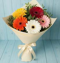 Букет цветов из:  Герберы в Красный Луч