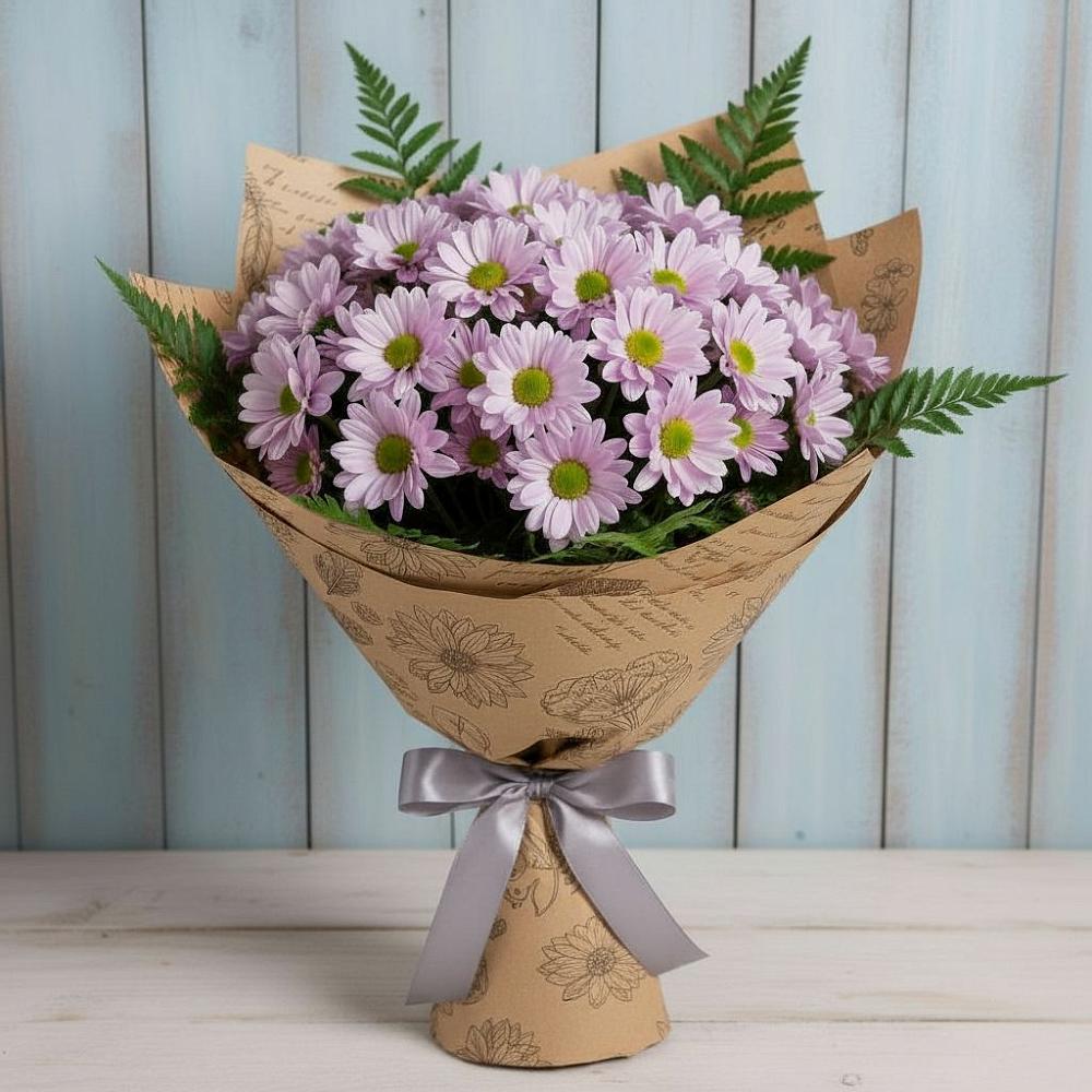 Букет цветов из: Хризантемы в Красный Луч