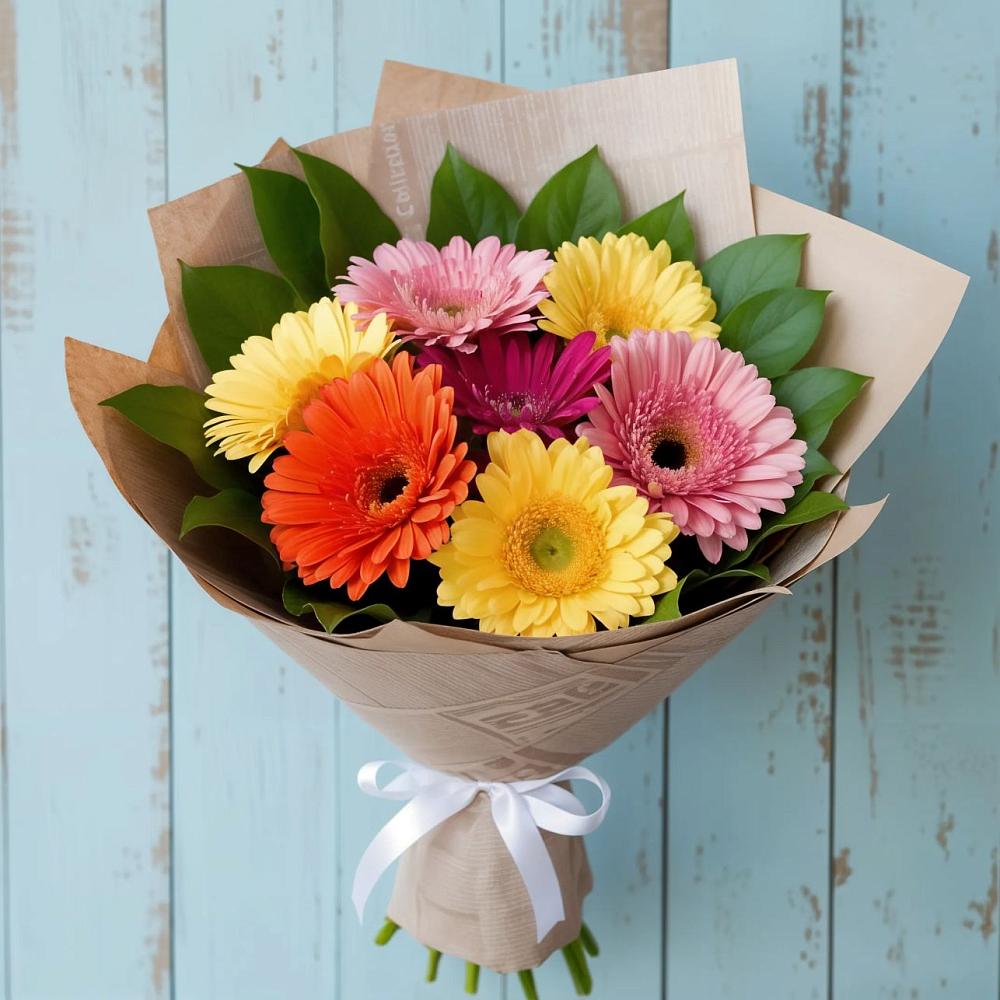 Букет цветов из: Герберы в Красный Луч