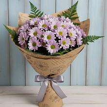 Букет цветов из:  Хризантемы в Красный Луч