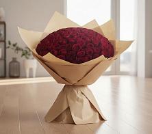 Букет 101 Красная роза #REPLACE_PRED# Красный Луч