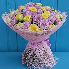 Букет 101 Волшебный Миг в Красный Луч