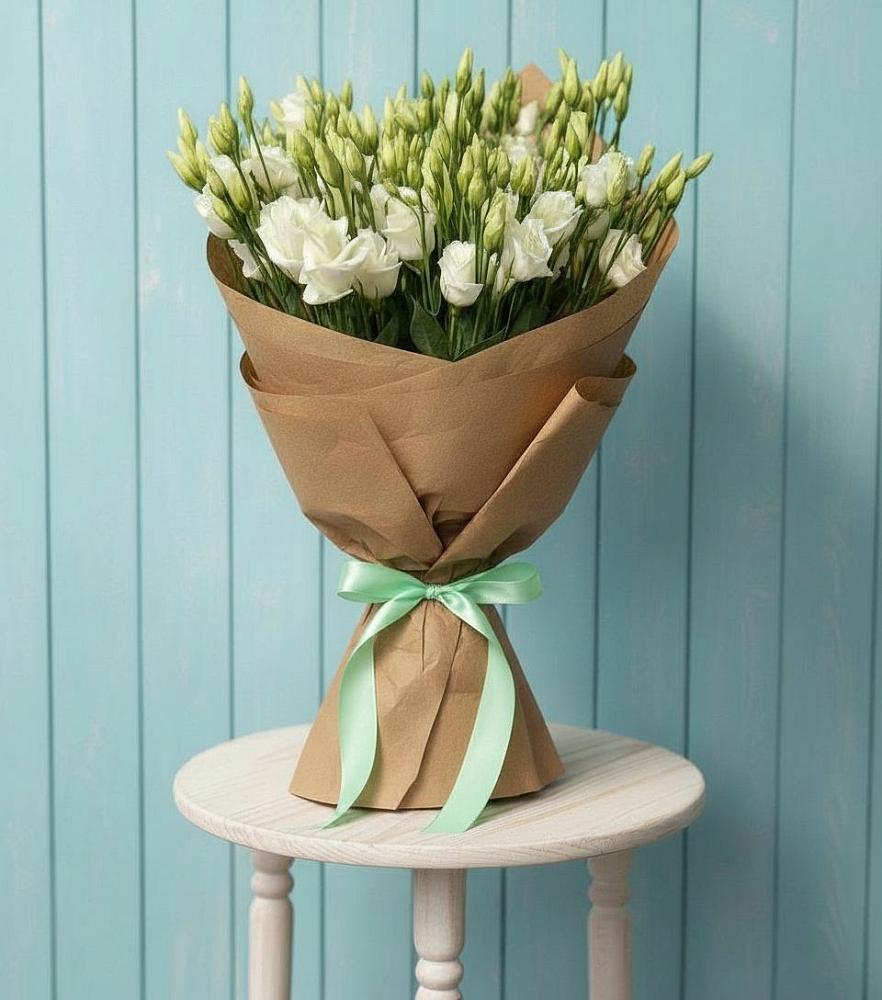 Букет цветов из: Лизиантусы в Красный Луч