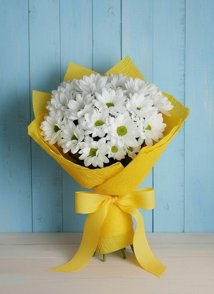 Букет цветов из: Хризантемы в Красный Луч