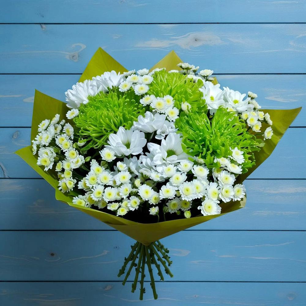 Букет цветов из: Хризантемы в Красный Луч