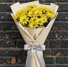 Букет цветов из:  Хризантемы в Красный Луч