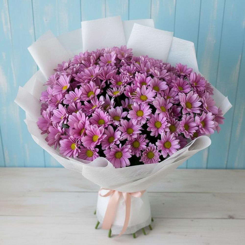 Букет цветов из: Хризантемы в Красный Луч