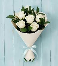 Букет цветов из:  Розы #REPLACE_PRED# Красный Луч