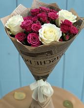 Букет цветов из:  Розы #REPLACE_PRED# Красный Луч