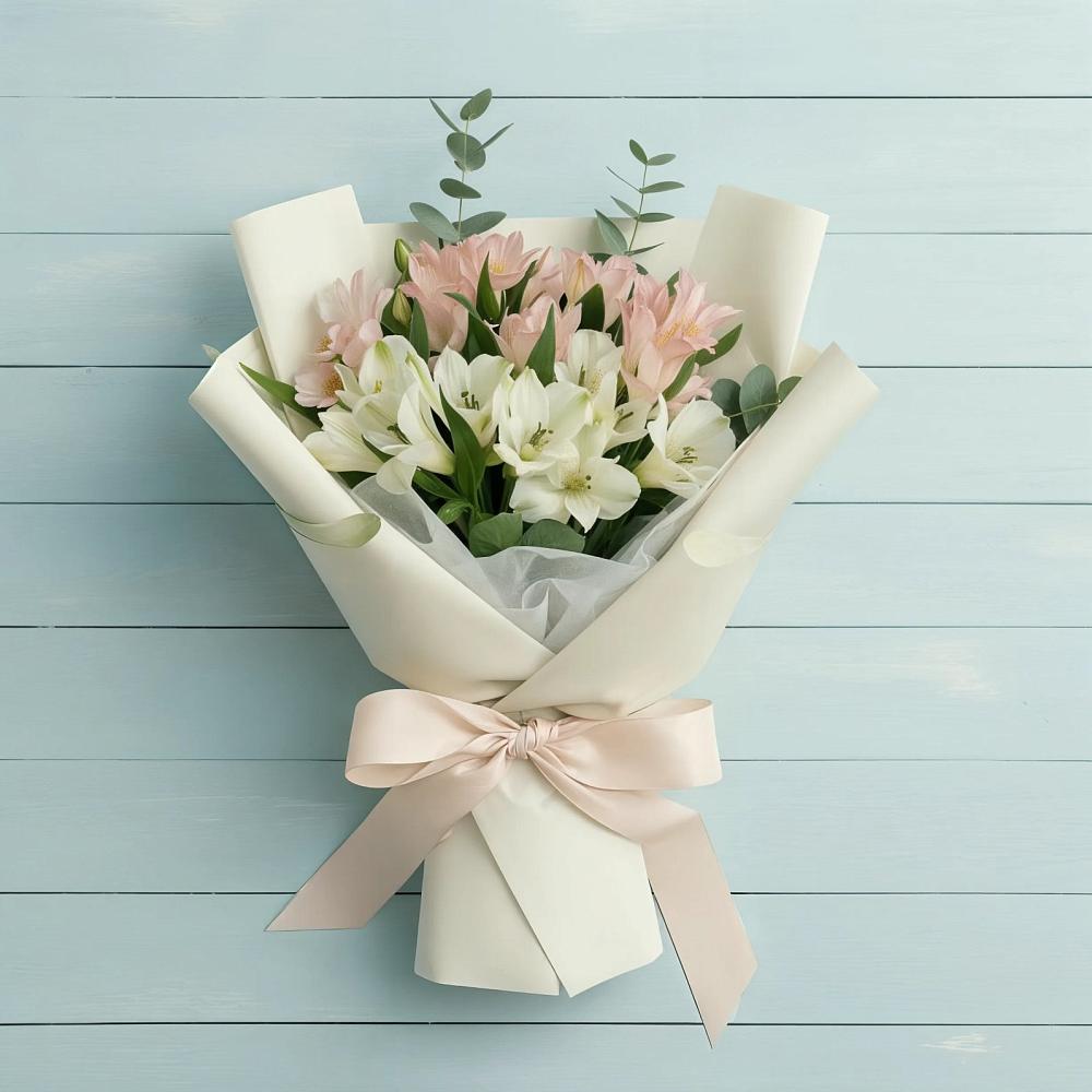 Букет цветов из: Альстромерии в Красный Луч