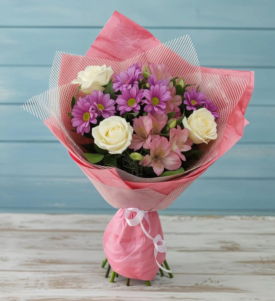 Букет цветов из: Герберы в Красный Луч