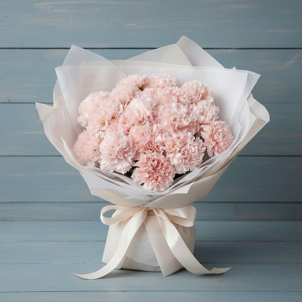 Букет цветов из: Гвоздики в Красный Луч