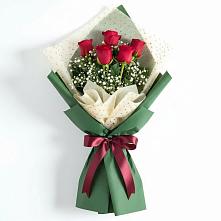 Букет цветов из:  Розы #REPLACE_PRED# Красный Луч