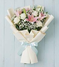 Букет цветов из:  Лилии в Красный Луч