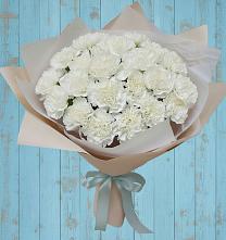 Букет цветов из:  Гвоздики в Красный Луч