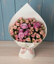 Букет цветов из:  Розы #REPLACE_PRED# Красный Луч